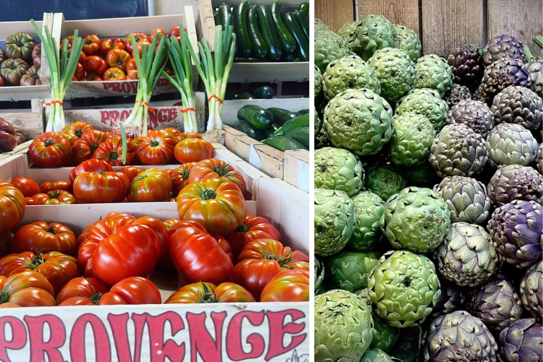 Local experiences in Provence - Market day! Fresh, seasonal produce